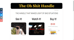 Desktop Screenshot of ohshithandle.com