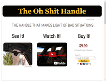 Tablet Screenshot of ohshithandle.com